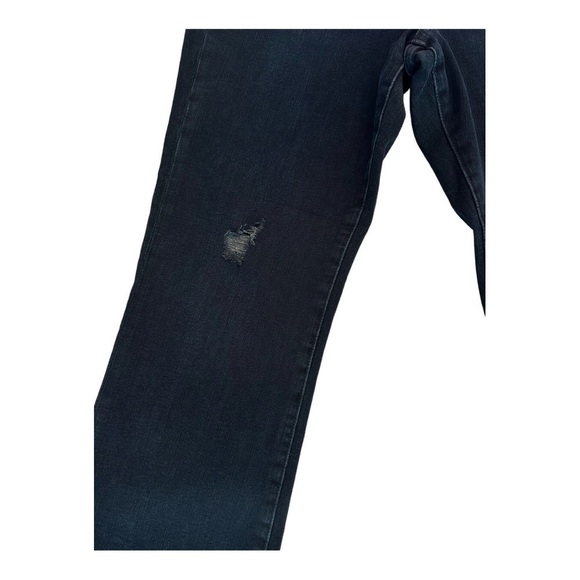 Express High Waisted Cropped Flare Jeans - Picture 4 of 6